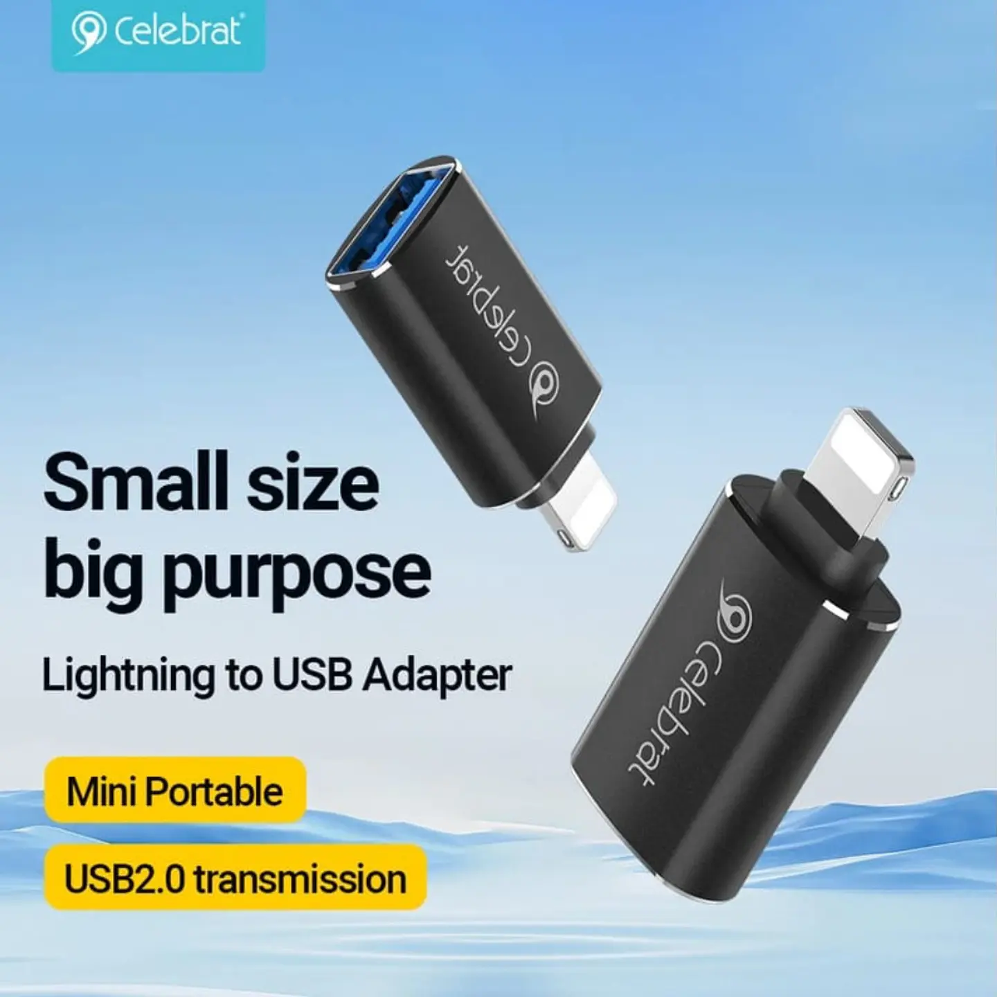 Adaptador OTG Lightning a USB 2.0 480MB/S 5