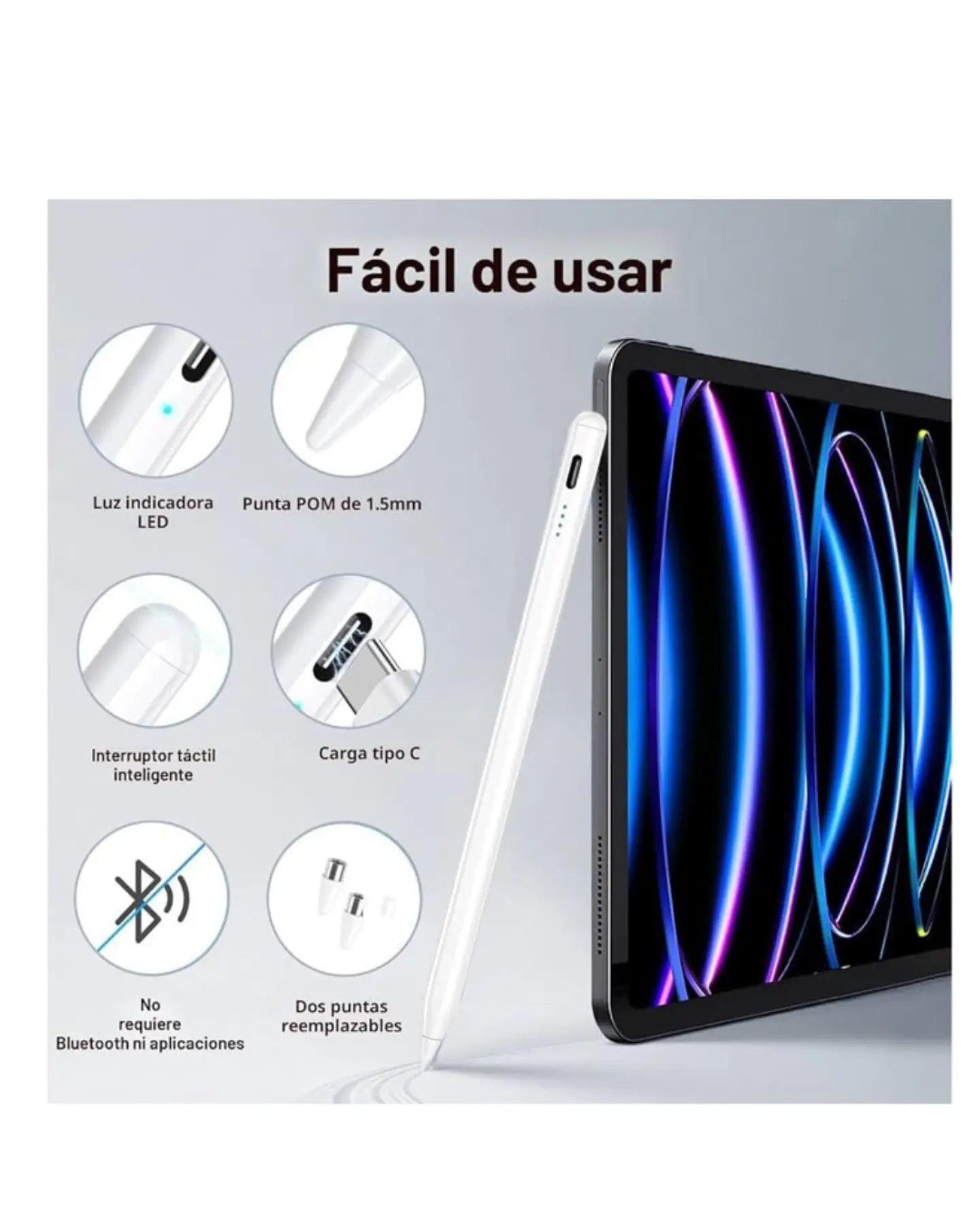Lápiz Pencil Stylus Para Tablet Samsung Lenovo Huawei  5