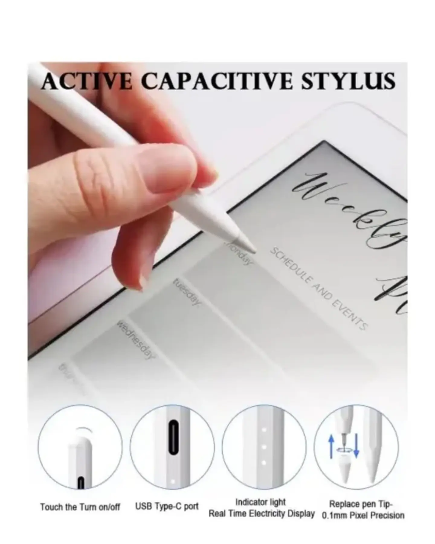 Lápiz Pencil Stylus Para Tablet Samsung Lenovo Huawei  7