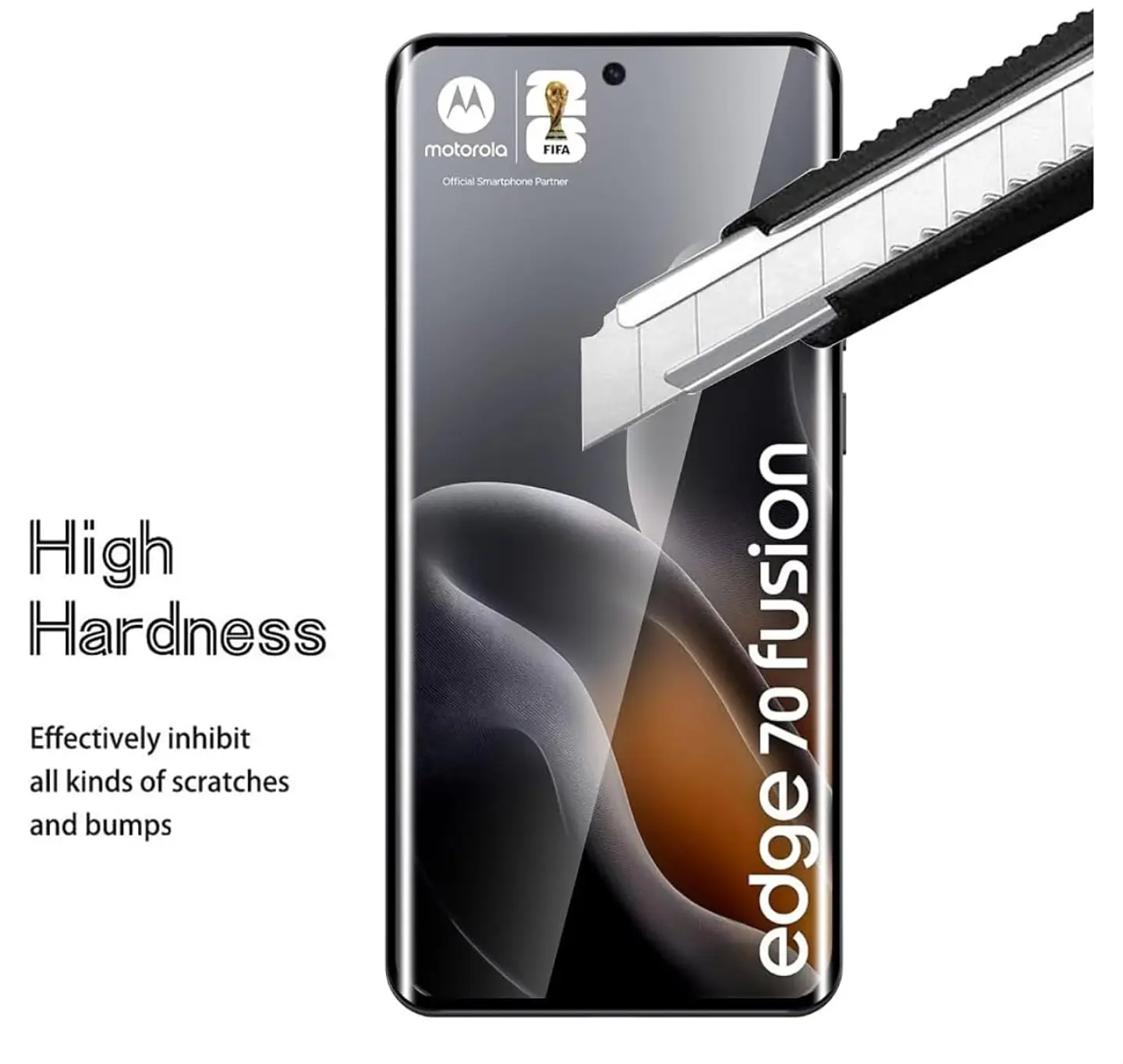 Lamina Curva Vidrio Templado Para Motorola Edge 70 Fusion 5g 5