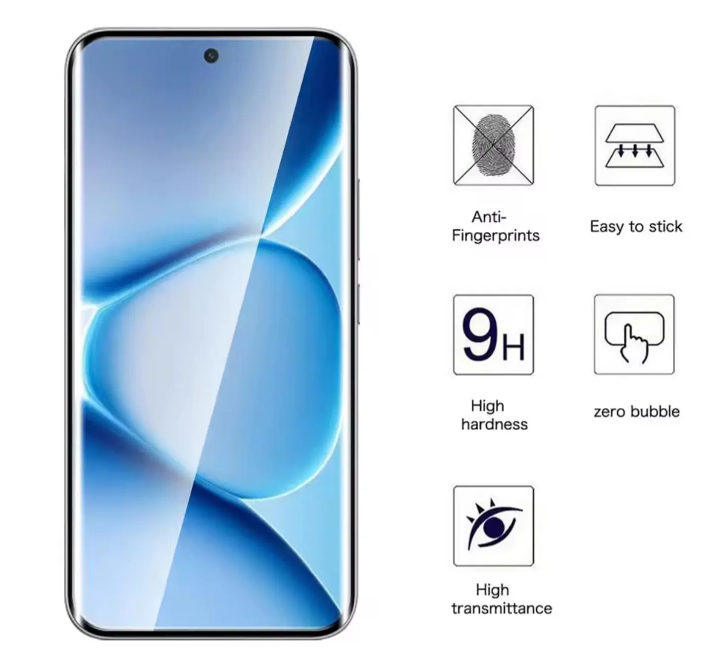 Lamina Curva Vidrio Templado Para Redmi Note 15 Pro Plus 5g 2