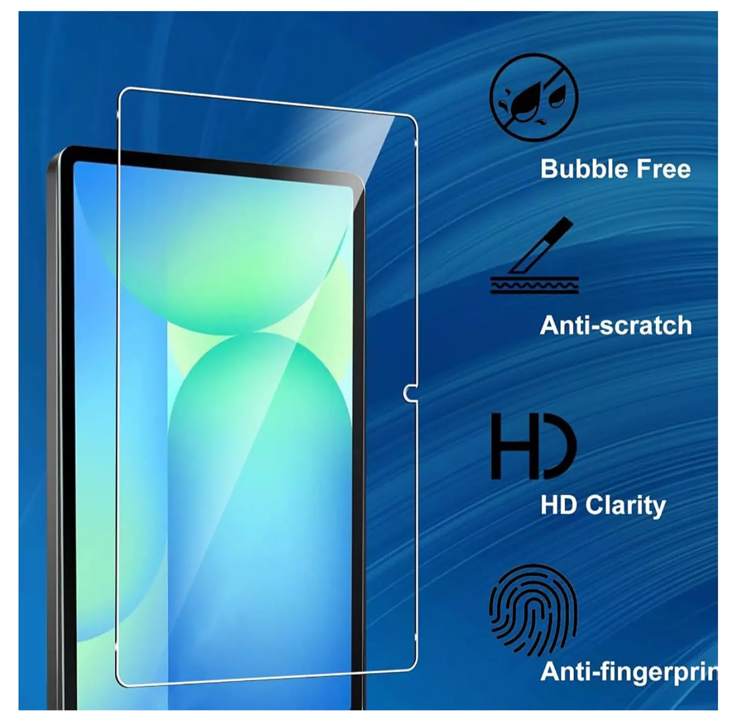 Lamina De Vidrio Para Samsung Galaxy Tab S10 Fe+ Plus 13.1 3