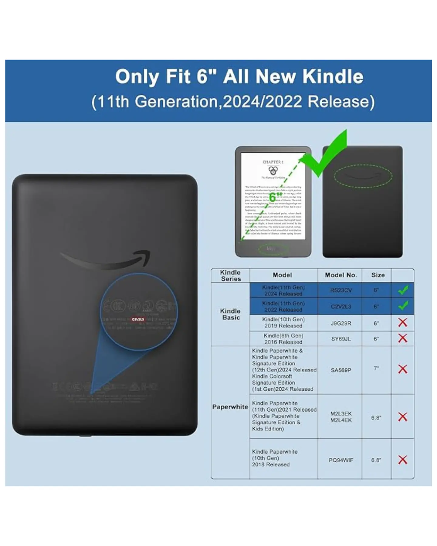 Lamina Hidrogel Transparente Para Kindle Release 11th Gene 2022 / 2024 2