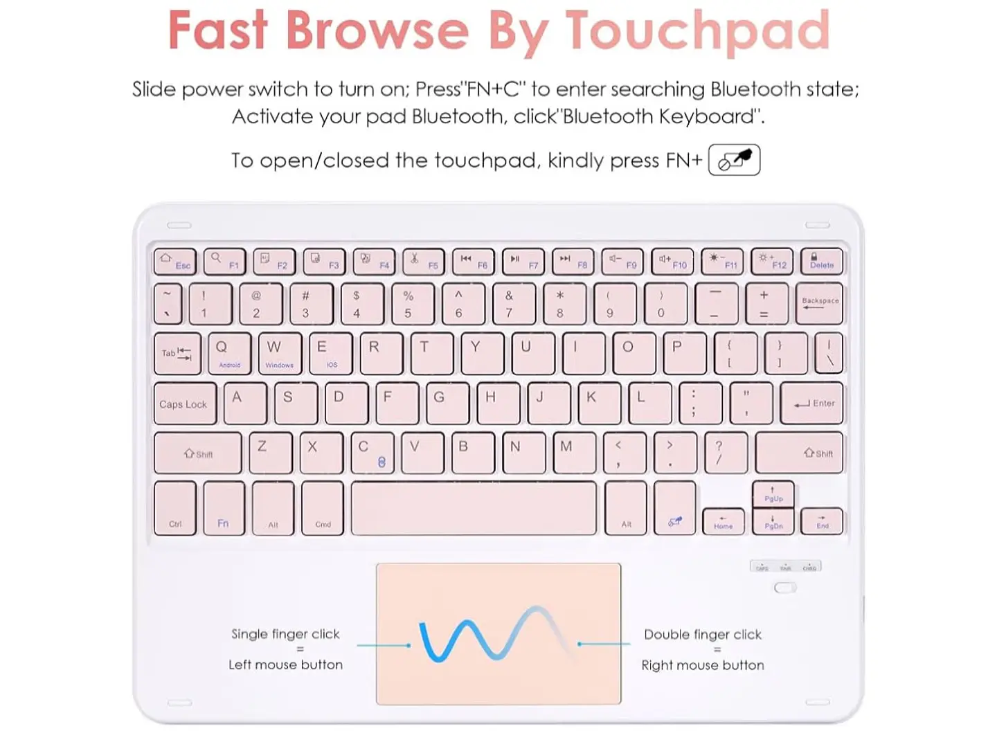 Funda Con Teclado Español Touchpad Para iPad 10ma Generación 10.9 2022 15
