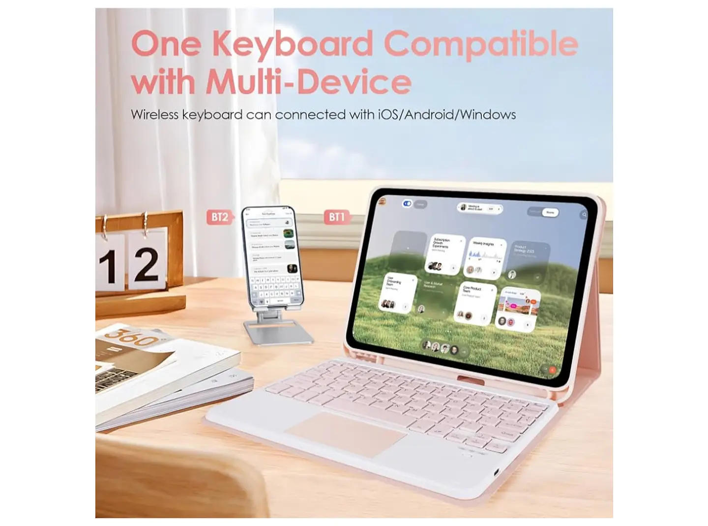 Funda Con Teclado Español Touchpad Para iPad 10ma Generación 10.9 2022 16