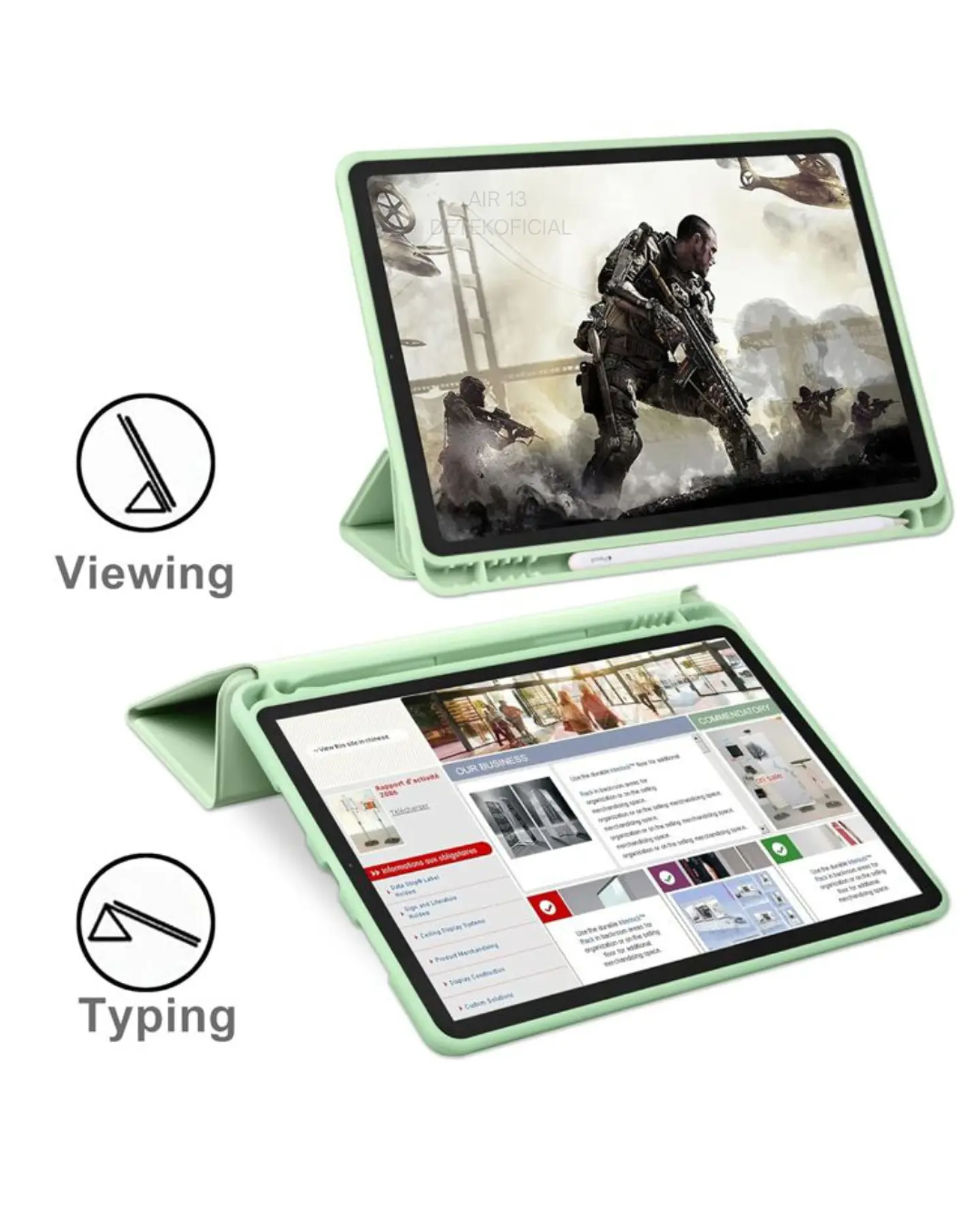 Funda Smart Cover Con Ranura Para iPad Air 13 M4 2026 14