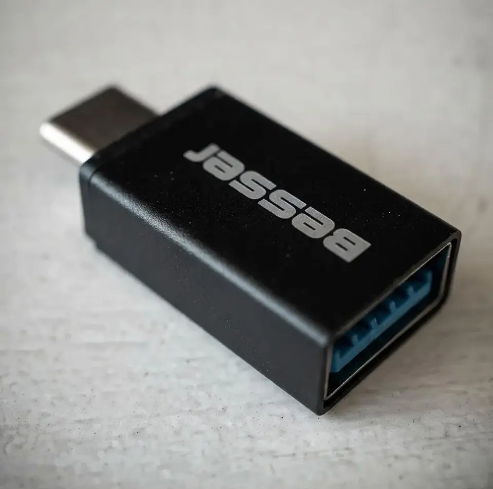 Adaptador Otg Usb-c 3.1 M/h A Usb-a 3.0 De Aluminio Besser 3