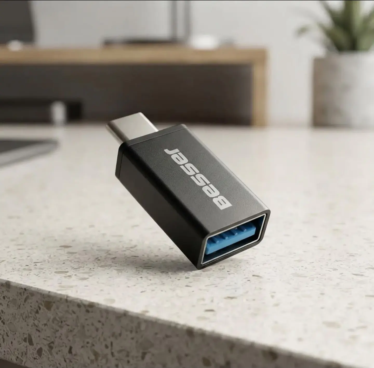Adaptador Otg Usb-c 3.1 M/h A Usb-a 3.0 De Aluminio Besser 5
