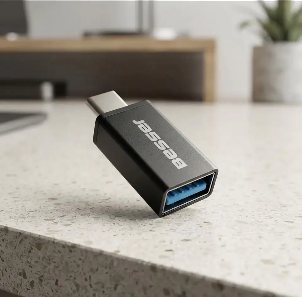 Adaptador Otg Usb-c 3.1 M/h A Usb-a 3.0 De Aluminio Besser 5