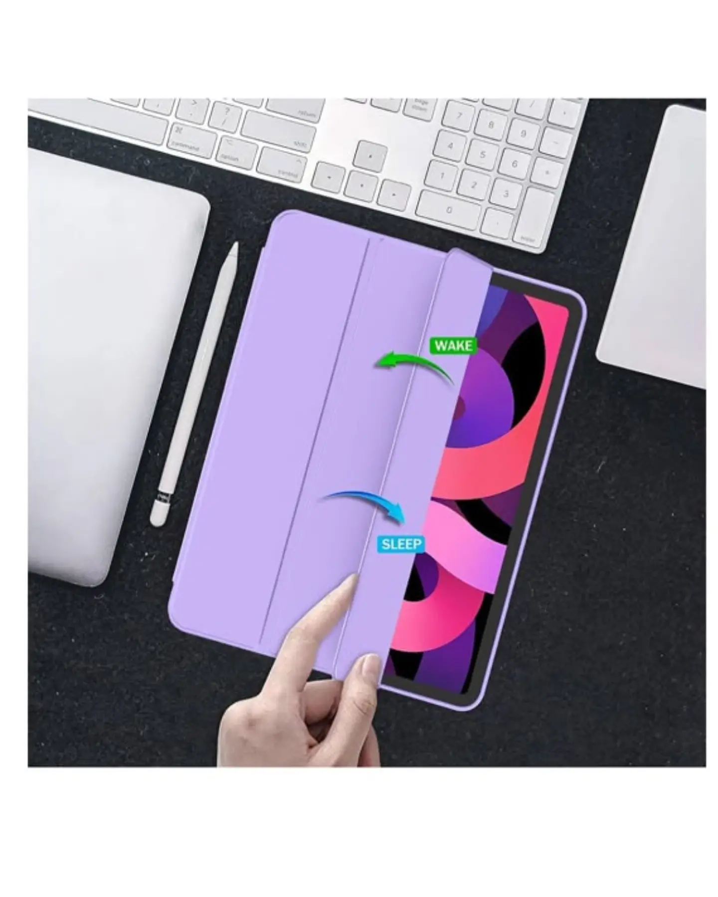 Funda Smart Cover Con Ranura Para iPad Air 10.9 4ta 5ta Generacion 4