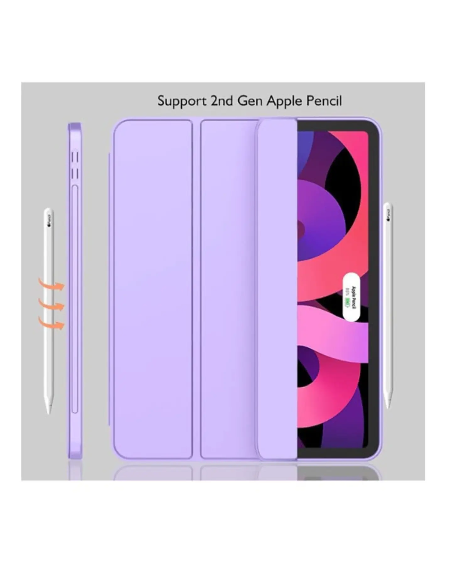 Funda Smart Cover Con Ranura Para iPad Air 10.9 4ta 5ta Generacion 6