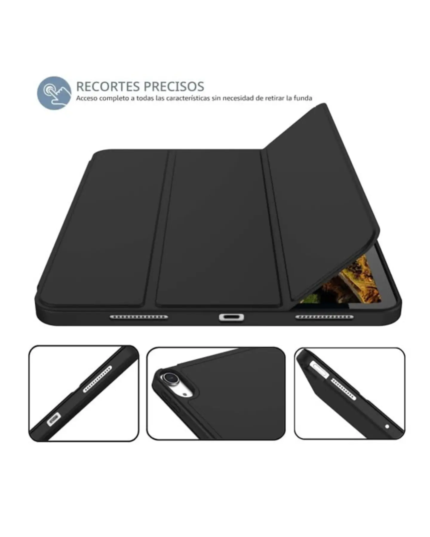 Funda Smart Cover Con Ranura Para iPad Air 10.9 4ta 5ta Generacion 8
