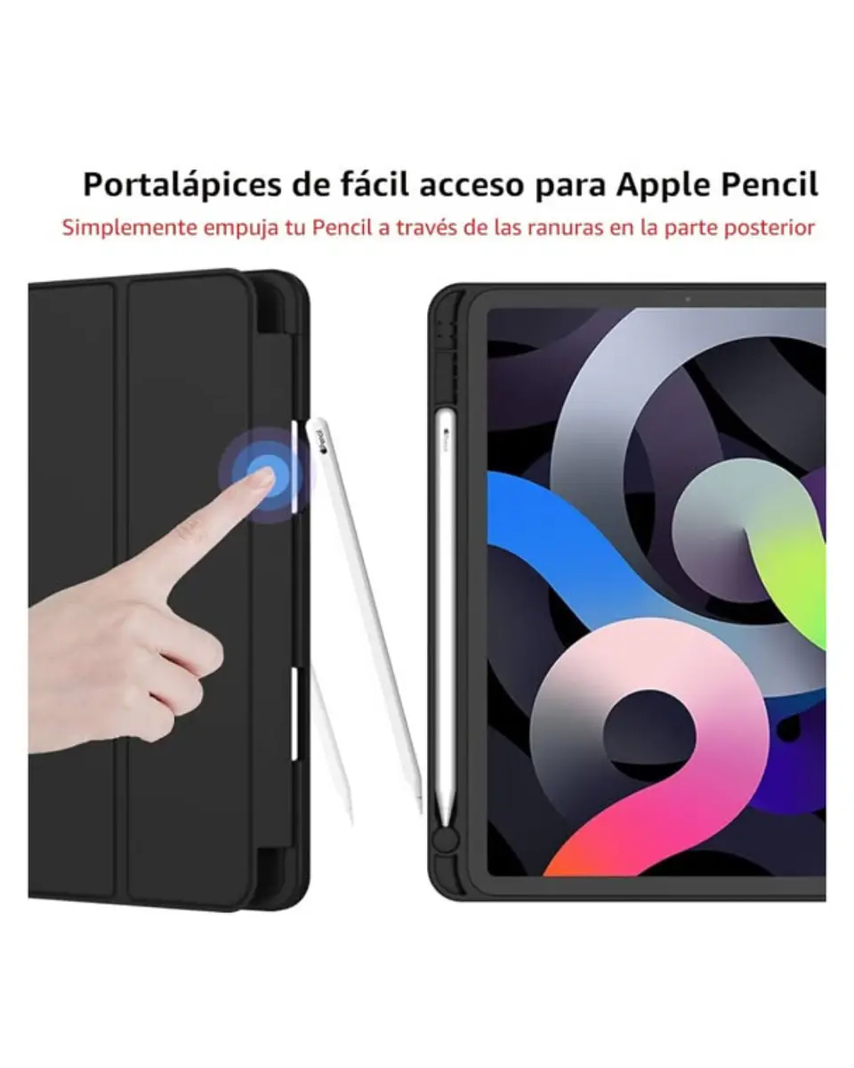 Funda Smart Cover Con Ranura Para iPad Air 10.9 4ta 5ta Generacion 10