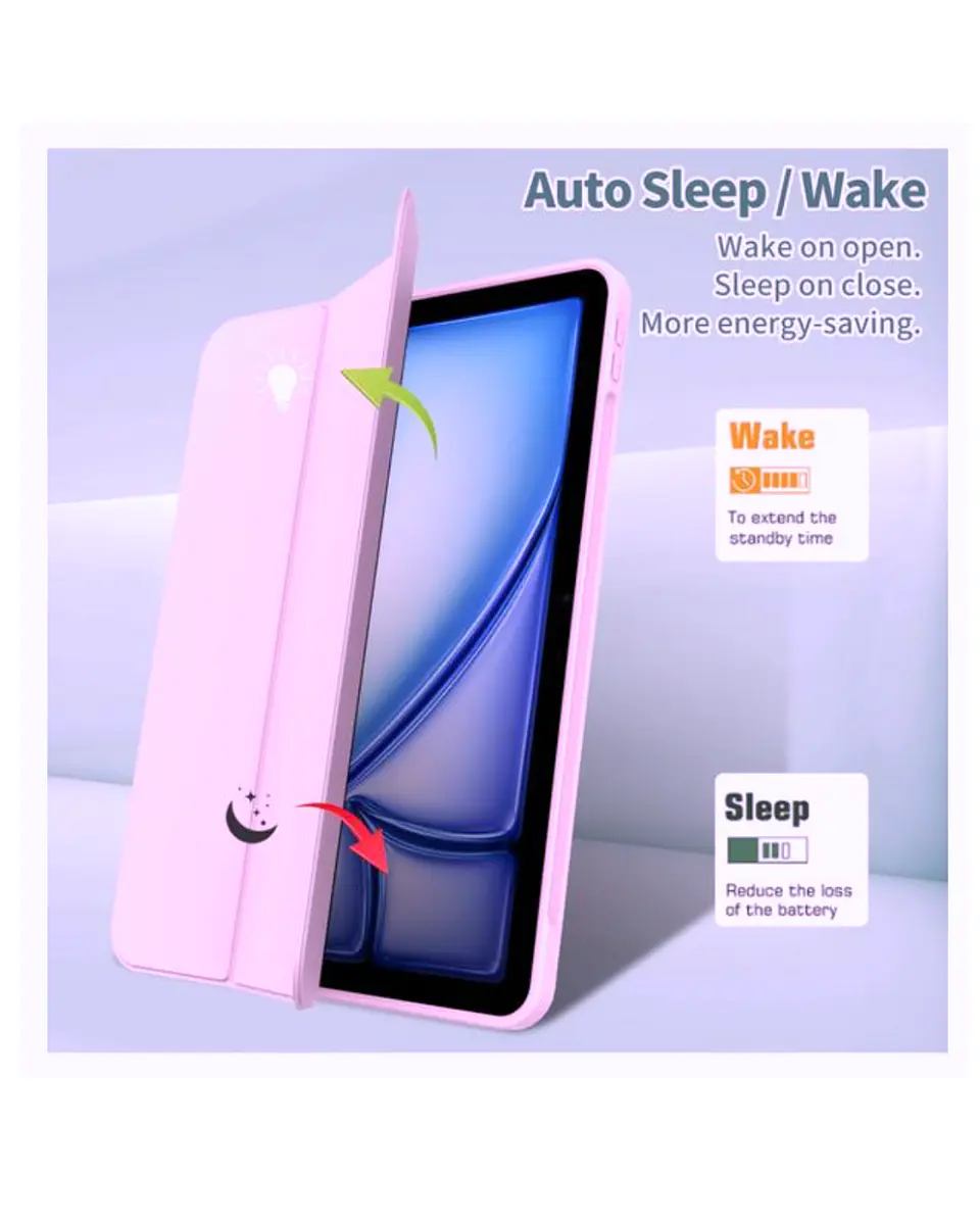 Funda Smart Cover Con Ranura Para iPad Air 10.9 4ta 5ta Generacion 14