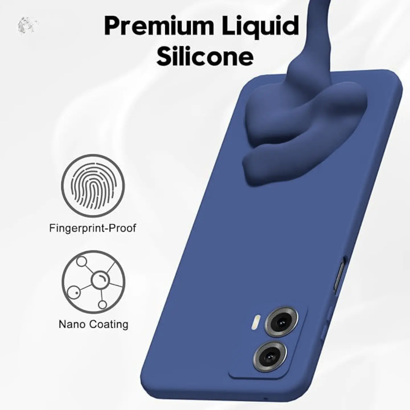 Carcasa silicona color Para Motorola G35 4