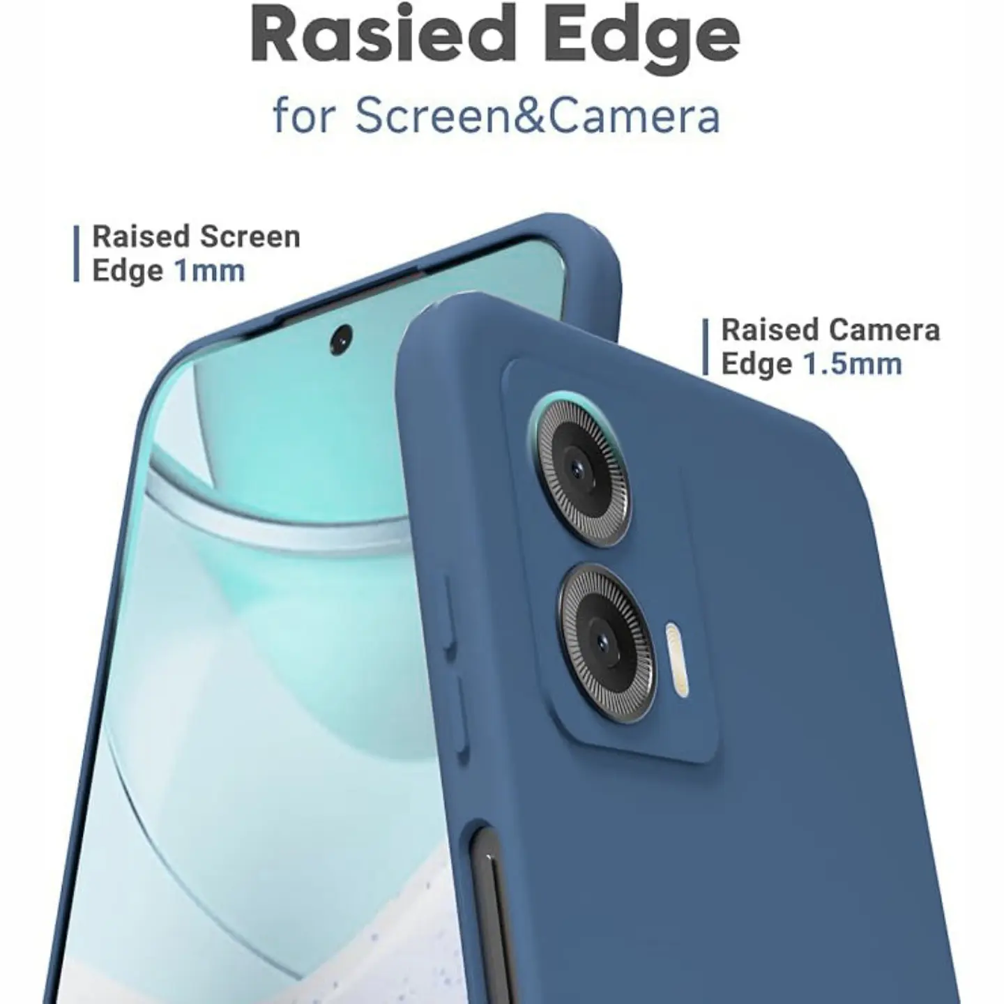Carcasa silicona color Para Motorola G35 5