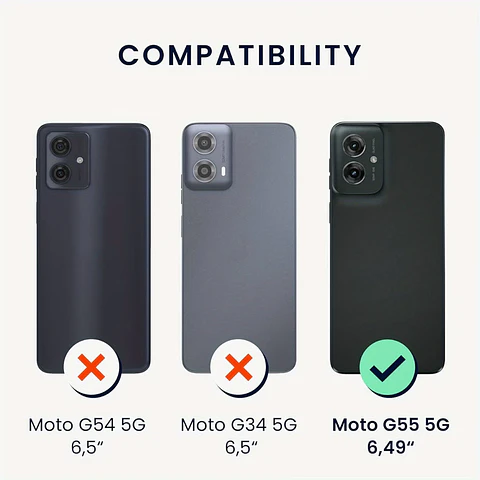 Carcasas Silicona Color Para Motorola G55