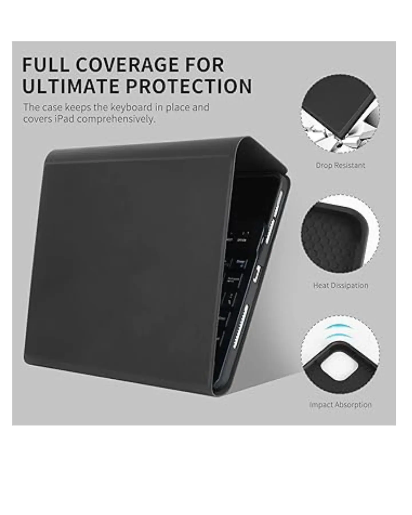 Funda con teclado Touchpad Para iPad Pro 11 2018 2020 2021 2022 3