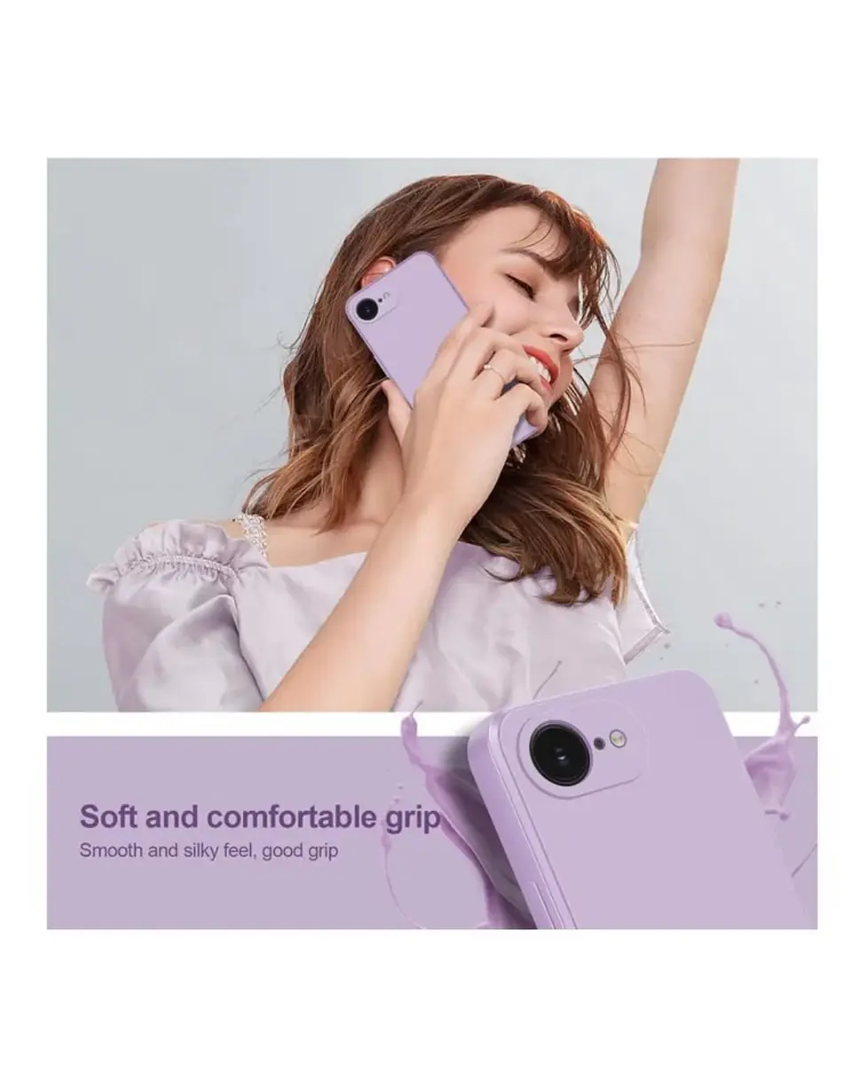 Carcasa silicona color Para iPhone 16e 7