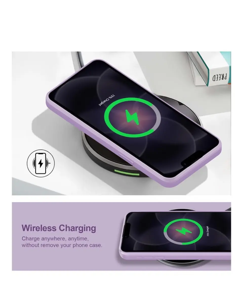 Carcasa silicona color Para iPhone 16e 6
