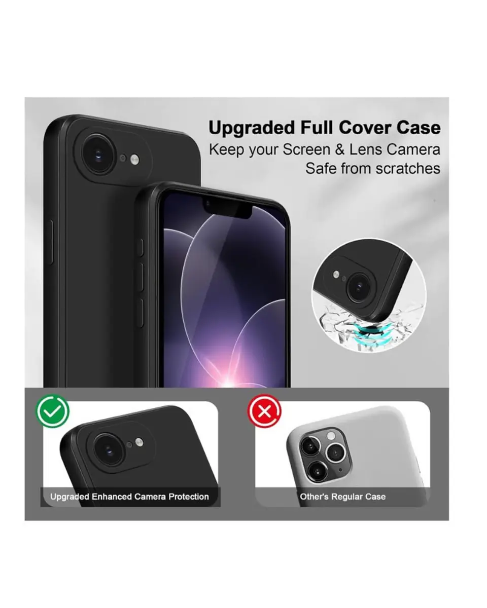 Carcasa silicona color Para iPhone 16e 9