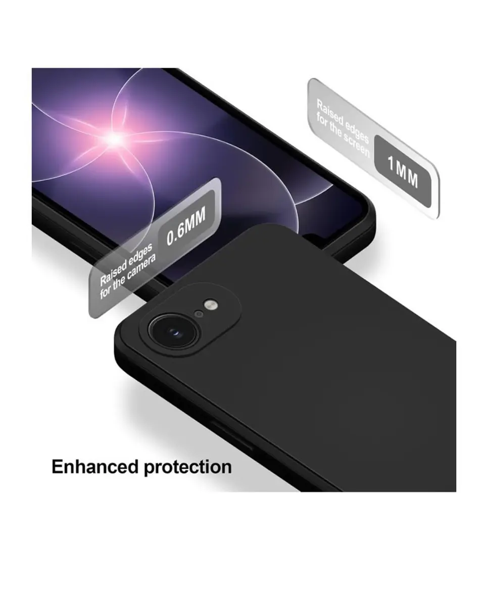 Carcasa silicona color Para iPhone 16e 12