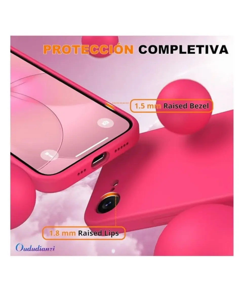 Carcasa silicona color Para iPhone 16e 15