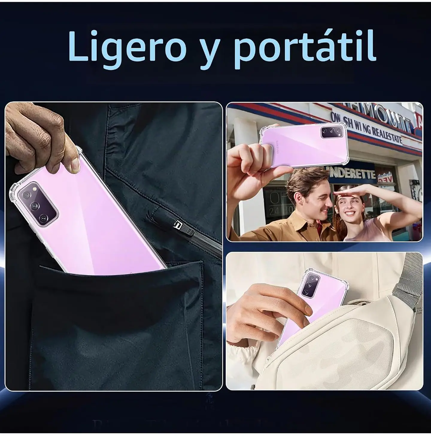 Carcasa Transparente Para Samsung S20 Fe  7