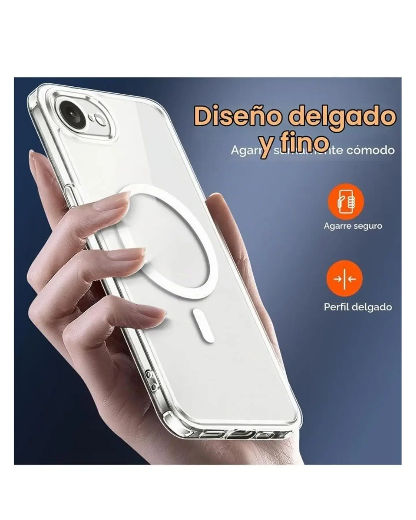 Carcasa Magnética Magsafe Para iPhone 17e 8