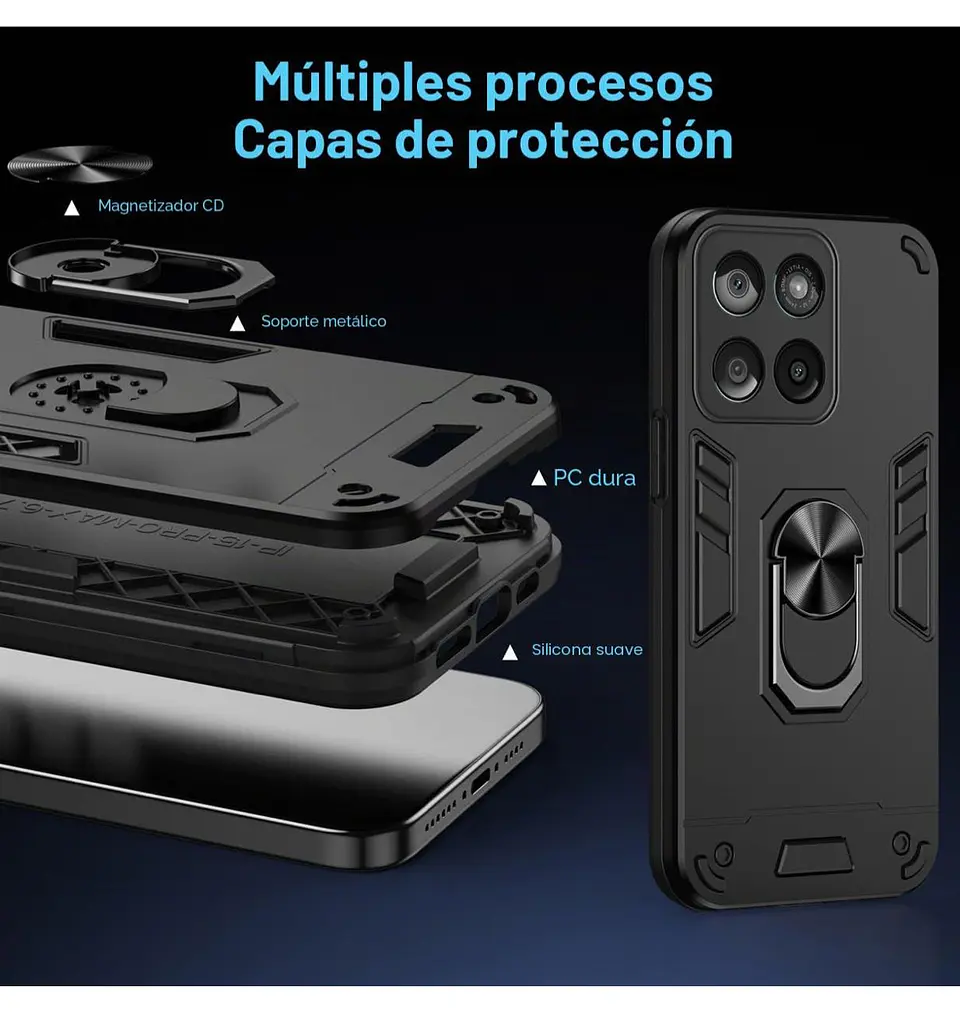 Carcasa Antigolpes Para Motorola Edge 60 Fusion  4