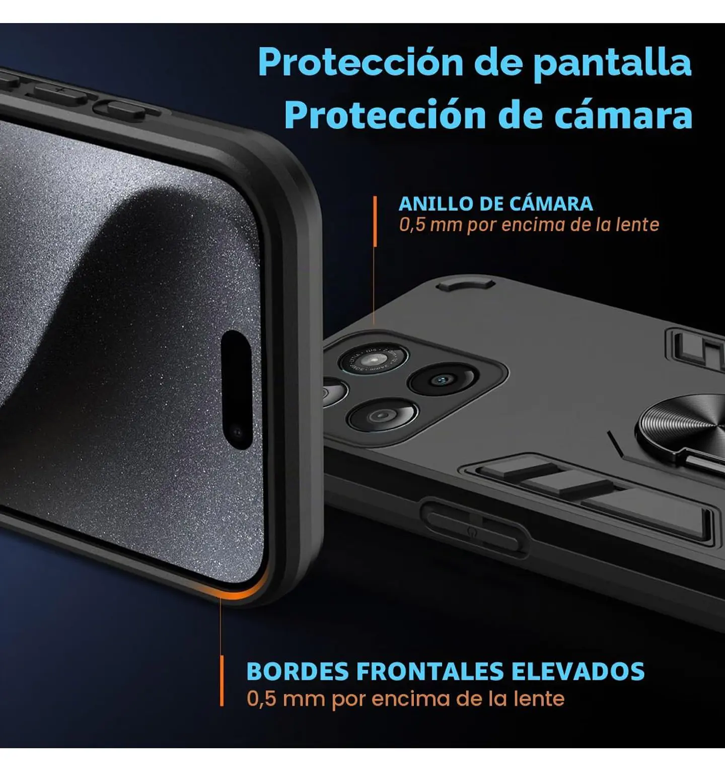 Carcasa Antigolpes Para Motorola Edge 60 Fusion  3