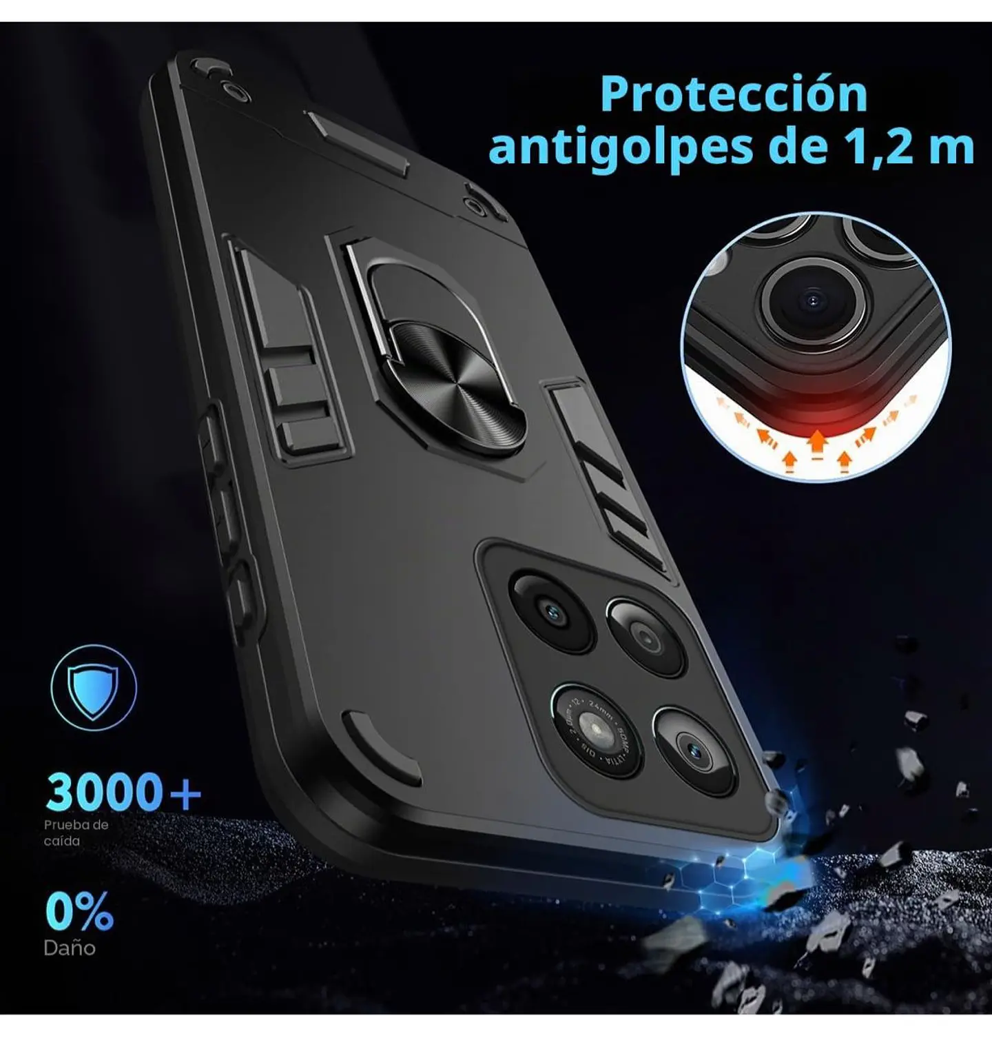 Carcasa Antigolpes Para Motorola Edge 70 Fusion  2