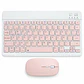 Teclado Y Mouse Inalámbrico Bluetooth Para Tablet Español - Miniatura 1