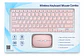 Teclado Y Mouse Inalámbrico Bluetooth Para Tablet Español - Miniatura 6