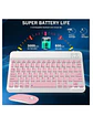 Teclado Y Mouse Inalámbrico Bluetooth Para Tablet Español - Miniatura 4