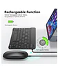 Teclado Y Mouse Inalámbrico Bluetooth Para Tablet Español - Miniatura 15