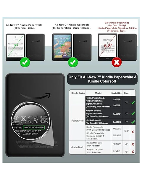 Funda Transparente Para Kindle Release 11th Gene 2022 2024