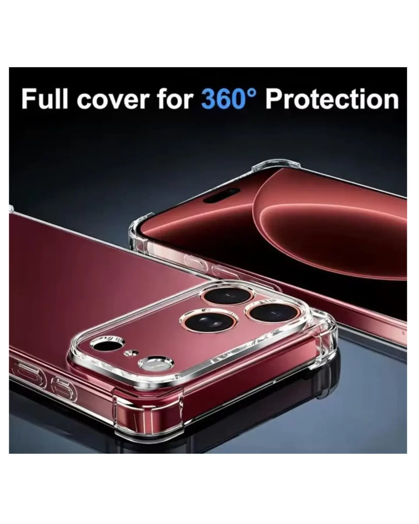 Carcasa Transparente Para iPhone 18 Pro 4