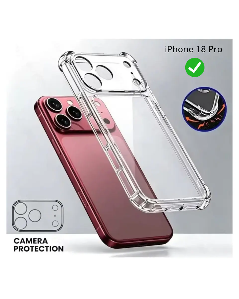 Carcasa Transparente Para iPhone 18 Pro 2