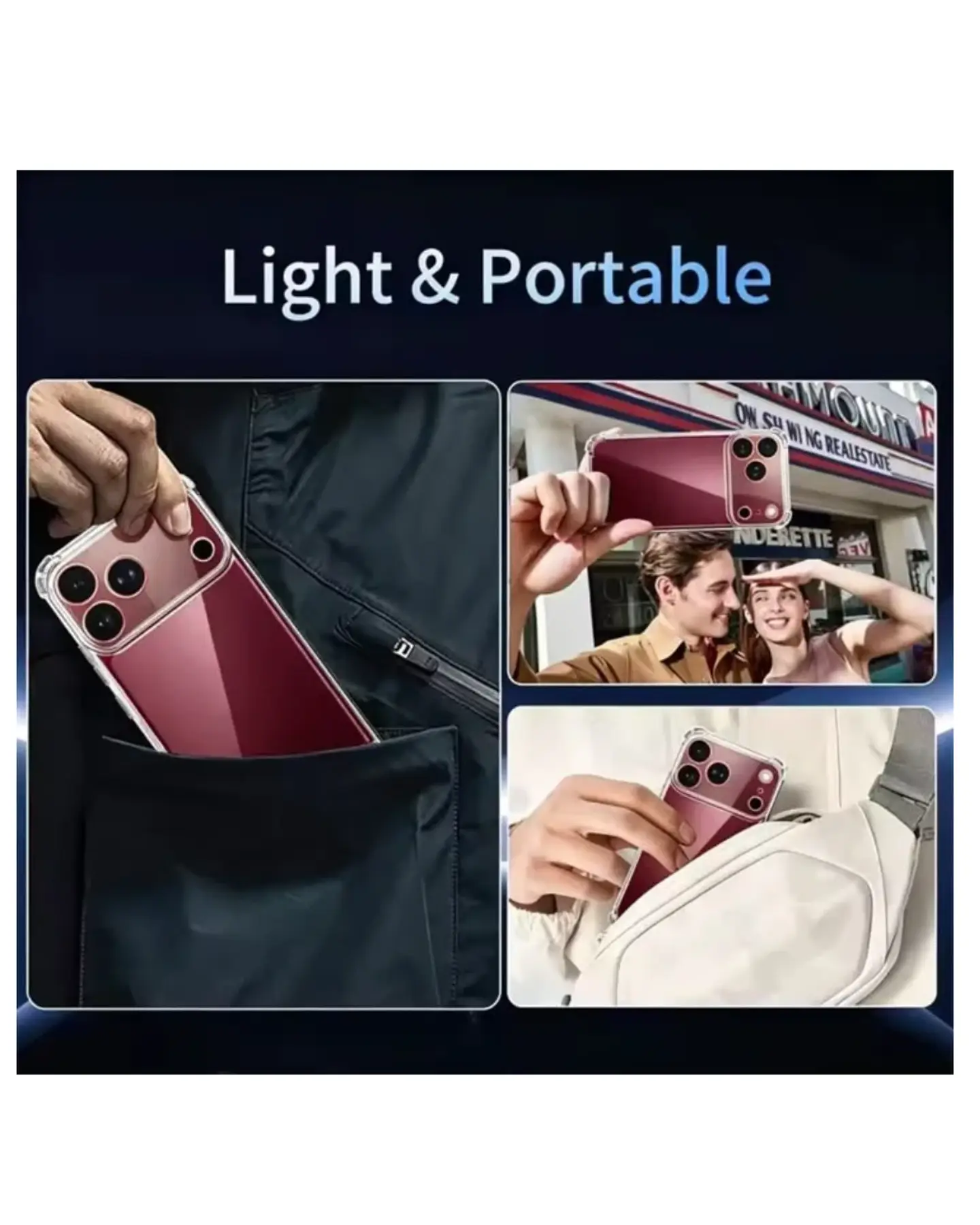 Carcasa Transparente Para iPhone 18 Pro 5