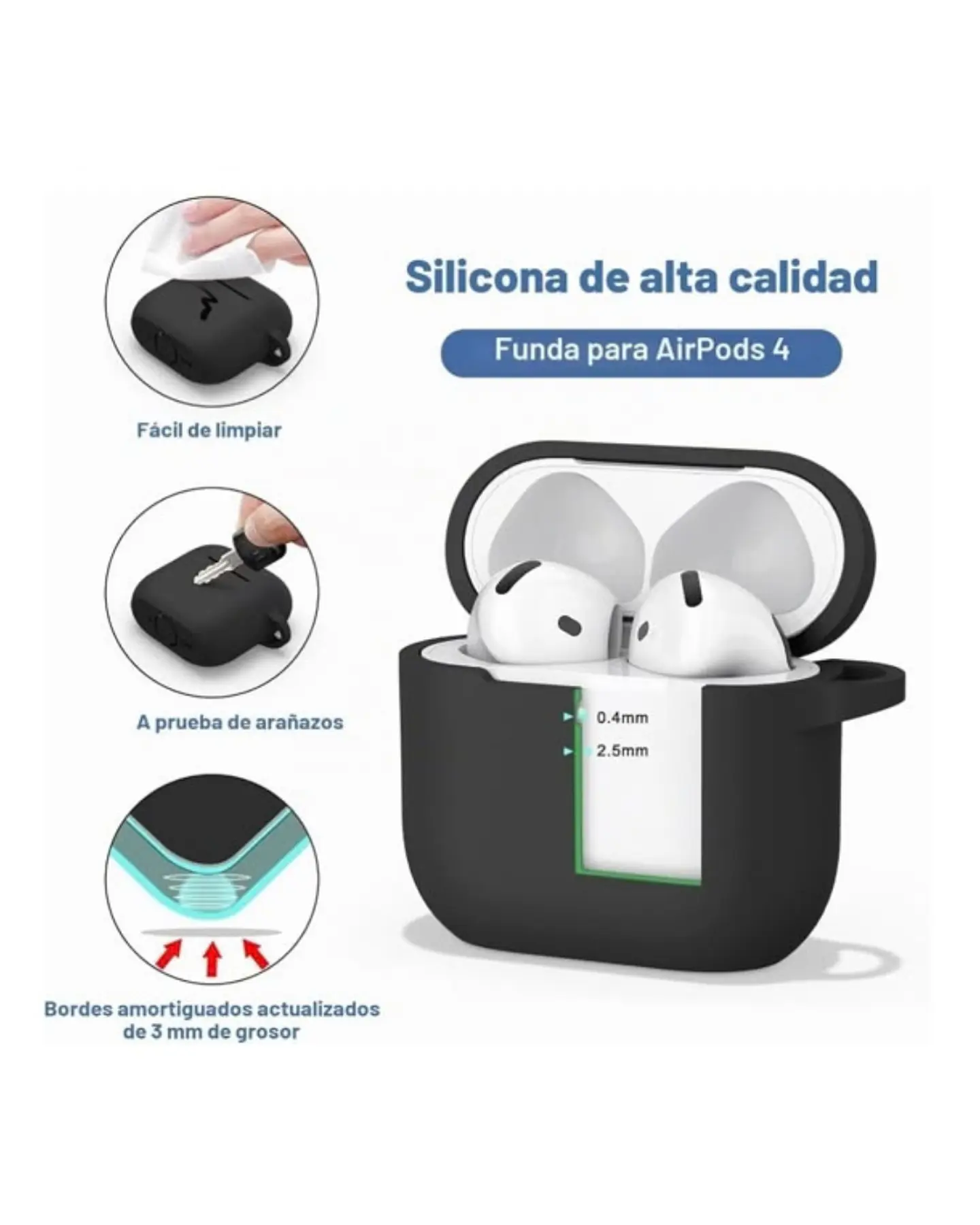 Funda Colores Para Airpods 4  39