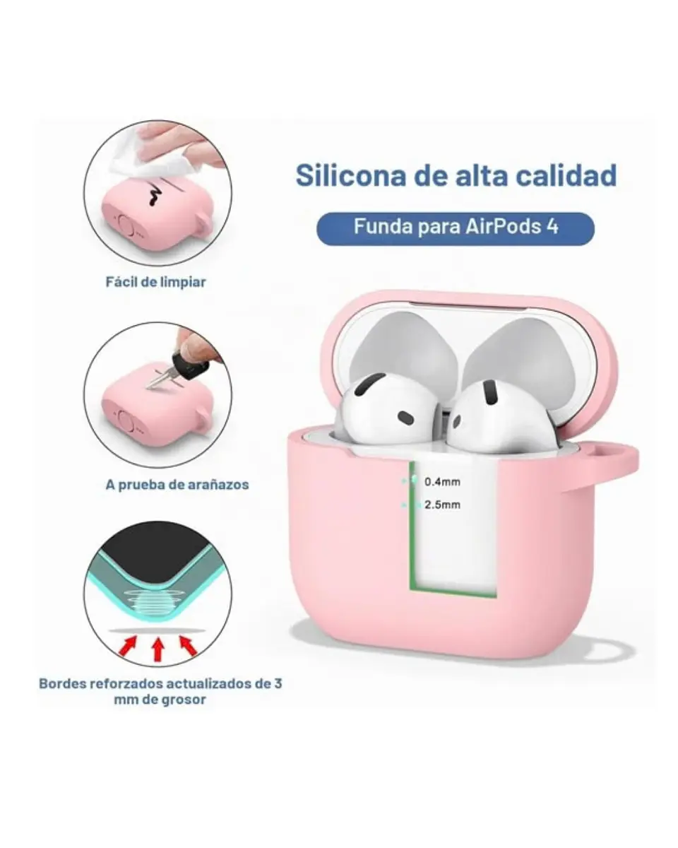 Funda Colores Para Airpods 4  32