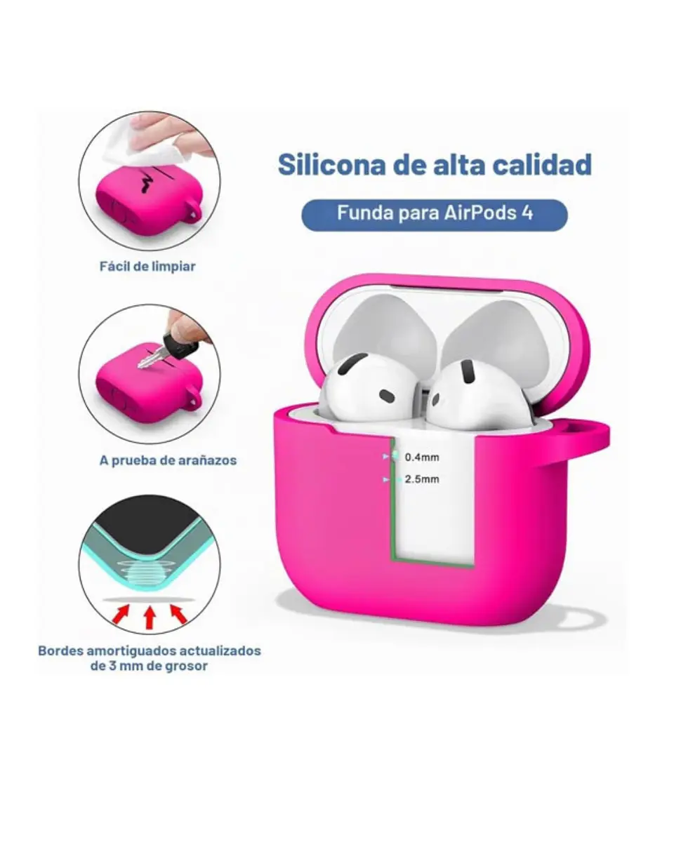 Funda Colores Para Airpods 4  21