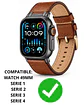 Correa Cuero Premium Para Apple Watch Todas Las Medidas - thumbnail 4
