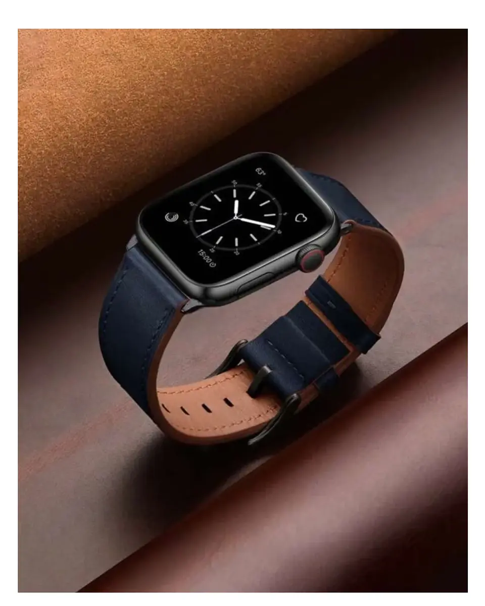 Correa Cuero Premium Para Apple Watch Todas Las Medidas 19
