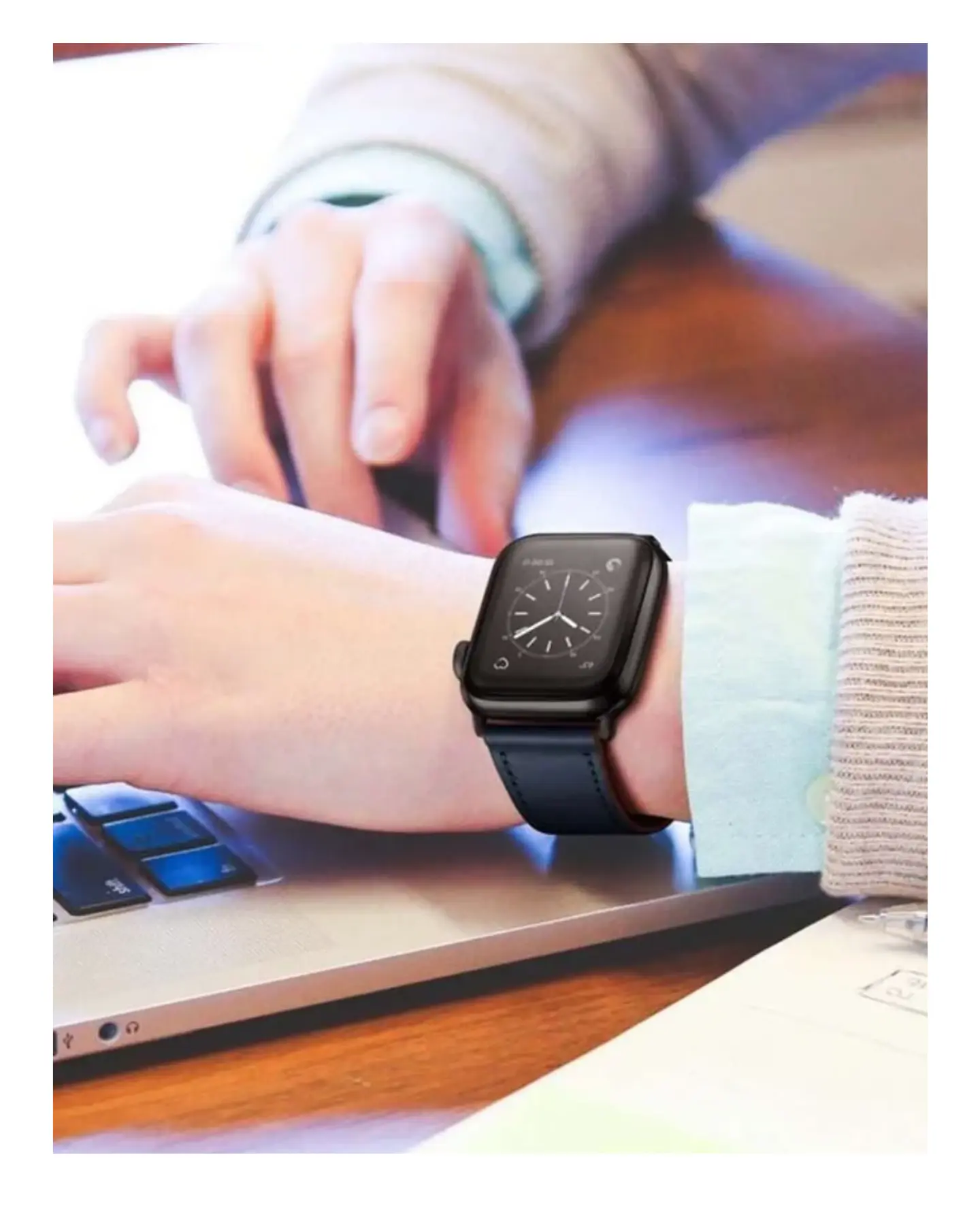 Correa Cuero Premium Para Apple Watch Todas Las Medidas 21