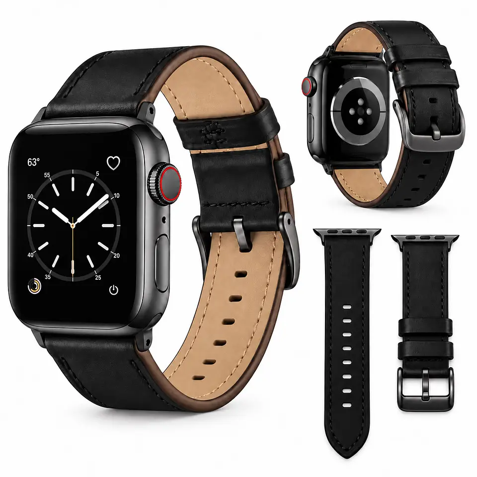 Correa Cuero Premium Para Apple Watch Todas Las Medidas 23