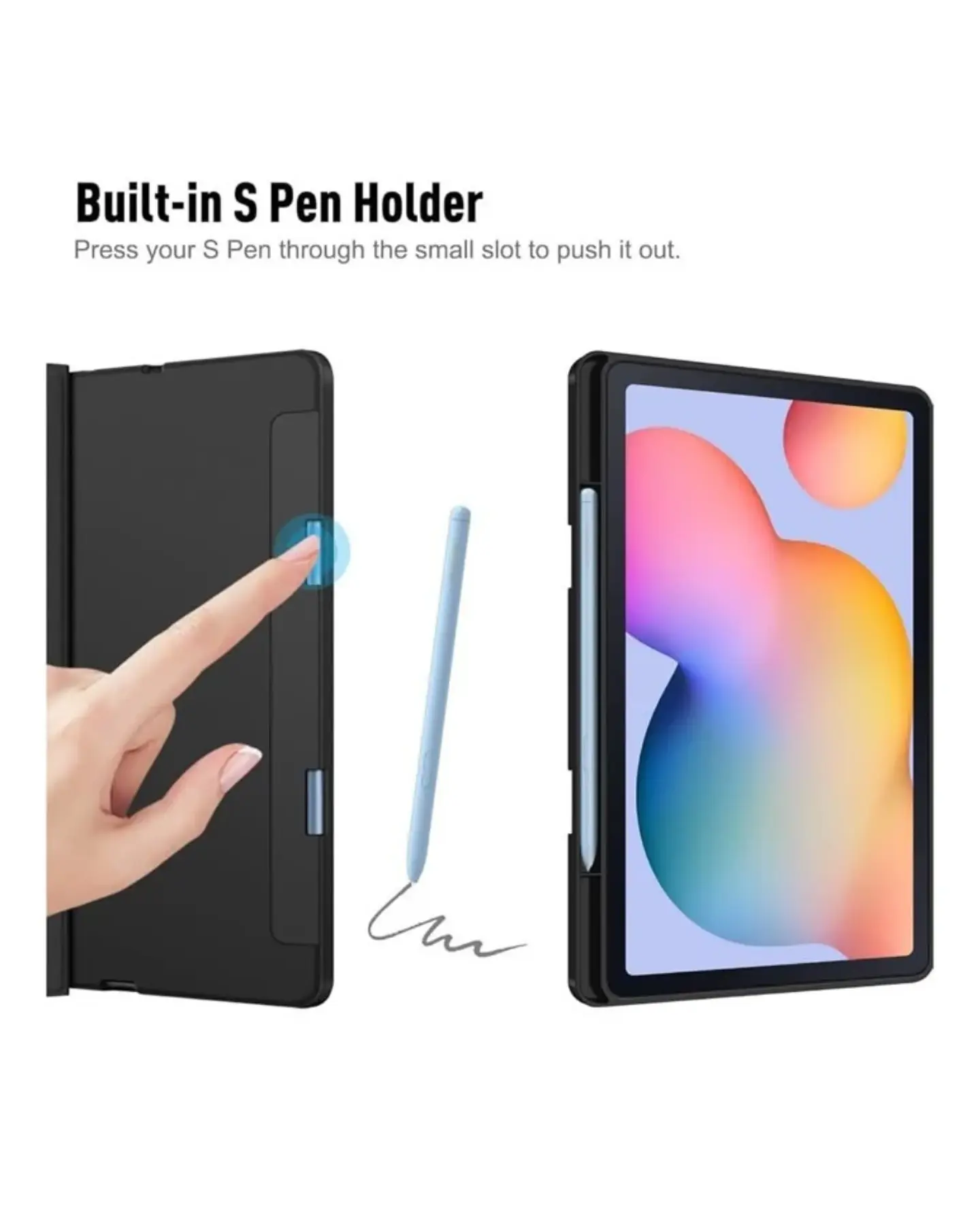 Funda Con Teclado Español Touchpad Para Samsung S6 Lite 10.4 5