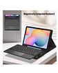 Funda Con Teclado Español Touchpad Para Samsung S6 Lite 10.4 - Miniatura 9