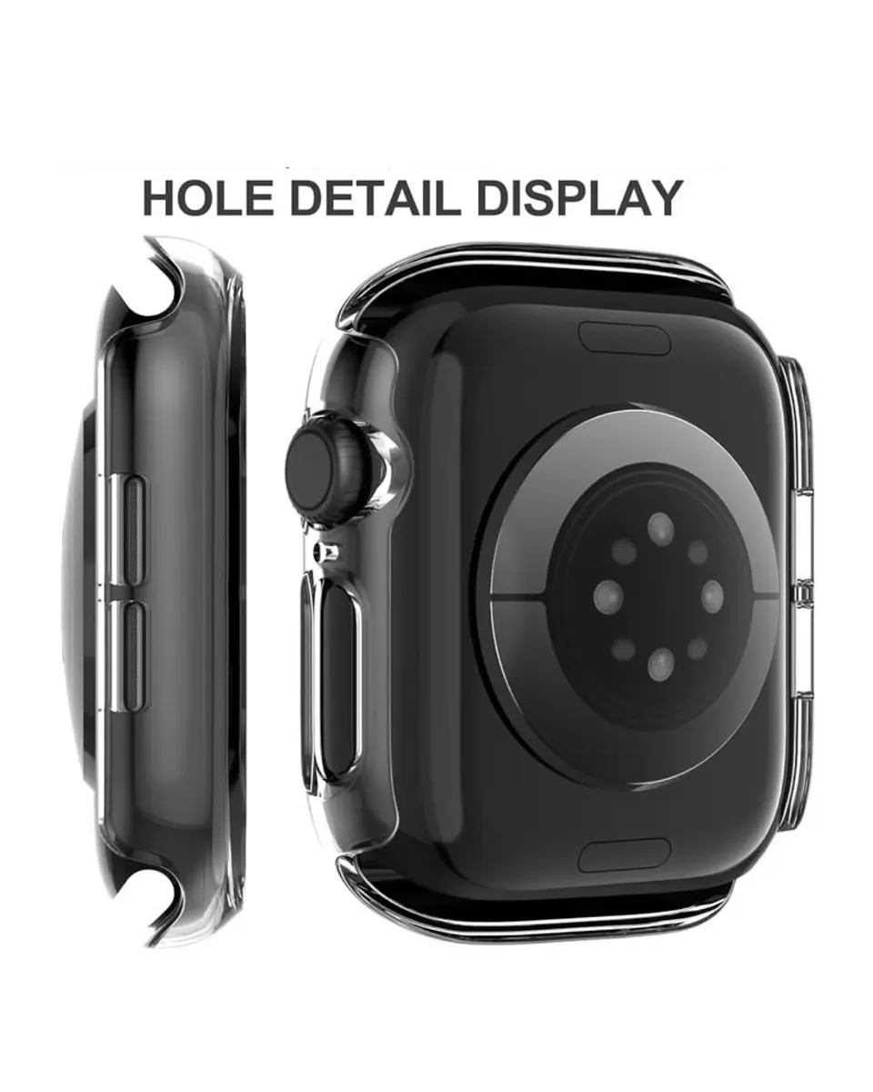 Protector Carcasa Con Vidrio Para Apple Watch Serie 12 42MM  14